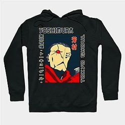 Tokyo Ghoul Hoodie - Graphic Tokyo Ghoul Anime Character Yoshimura Art Hoodie TP291