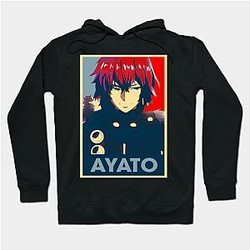 Tokyo Ghoul Hoodie - Retro Tokyo Ghoul Character Ayato Fantasy Anime Hoodie TP291