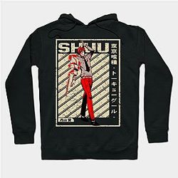 Tokyo Ghoul Hoodie - Graphic Shuu Tokyo Ghoul Anime Funny Design Hoodie TP291