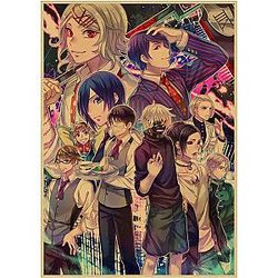 Tokyo Ghoul Poster Merch: Tokyo Ghoul season 2 retro poster