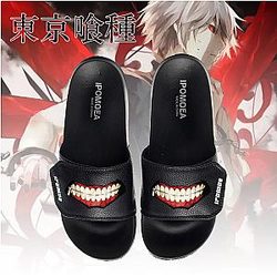 Tokyo Ghoul Cosplay Merch: Kaneki Ken Slippers 1