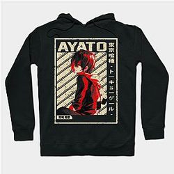 Tokyo Ghoul Hoodie - Graphic Japanese Anime Tokyo Ghoul Character Ayato Hoodie TP291