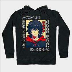 Tokyo Ghoul Hoodie - Horror Anime Tokyo Ghoul Ayato Kirishima Awesome Gift Hoodie TP291