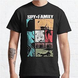 Spy x Family Merchandise - Spy x Family Anime Retro Classic T-Shirt