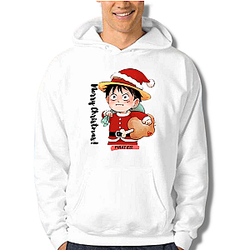 One Piece Classic Hoodies Luffy Xmas