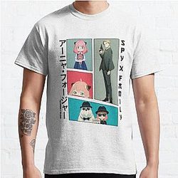 Spy x Family Merchandise - Spy x Family Anime Character Classic T-Shirt