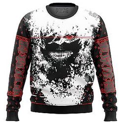 Tokyo Ghoul  Ugly Christmas Sweater: Kaneki Splatter