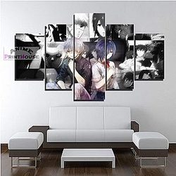 Tokyo Ghoul Canvas Prints, Kaneki &amp; Touka Collage