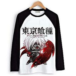 Tokyo Ghoul Kaneki Chibi  Raglan Shirt 