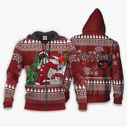 Tokyo Ghoul Kaneki Santa Xmas Hoodies