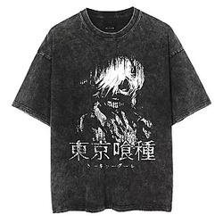 Kaneki Ken Retro PTTT1504 Washed  Tokyo Ghoul Shirt