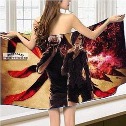 Tokyo Ghoul Towel | Kaneki &amp; Touka Bath &amp; Beach towel