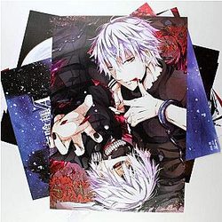 Tokyo Ghoul Poster Merch: Ken Kaneki 4 pieces posters collection
