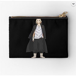 Tokyo Revengers Merch Zipper Pouch: Sano Manjiro Zipped Wallet