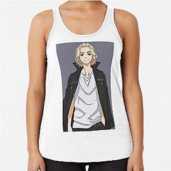 Tokyo Revengers Merch: Manjiro  Racerback Tank Top RB01405