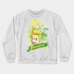 Tokyo Revengers Merch: Takemichi (Grunge Style) Pullover Sweatshirt TP1405