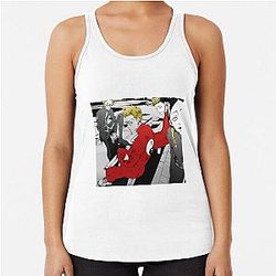 Tokyo Revengers Tank Tops - Rindo Haitani, Tetta kisaki, Ran Haitani and Shuji Hanma Racerback Tank Top RB01405