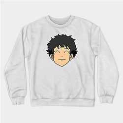 Tokyo Revengers Sweatshirts - Older Takemichi Hanagaki Smiling Face Tokyo Manji Gang Pullover Sweatshirt TP1405