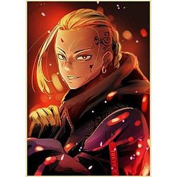 Tokyo Revengers Posters - Ken Ryuguji Anime Printed Home Room Decoration Poster