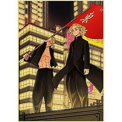 Japanese Classic Anime Tokyo Revengers Poster - Home Room Decoration Painting Posters