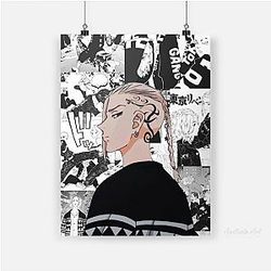 Tokyo Revengers Anime Poster - Ken Ryuguji Canvas Painting Wall Art Posters