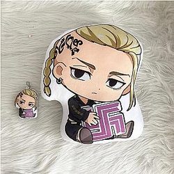 Tokyo Revengers Pillow Soft Plush - Ken Ryuguji Toy Cushion Plushie