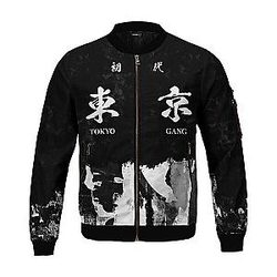 Tokyo Revengers Jackets - Printed Fashion Zipper Jacket Coat