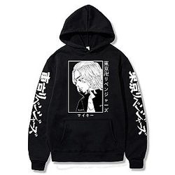 Tokyo Revengers Hoodies - Mikey Manjiro Sano Graphic Fleece Hoodies