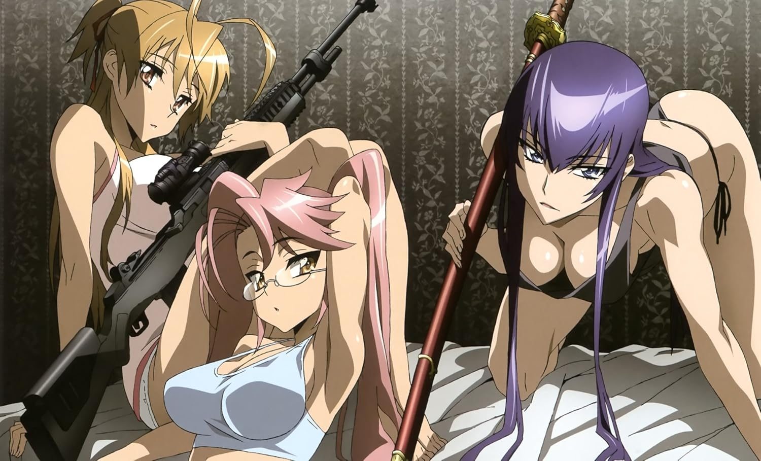 Highschool of the Dead delivers intense zombie action with unforgettable characters