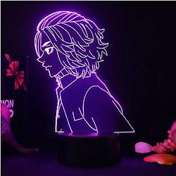 Tokyo Revengers 3D Lamp - Mikey LED Light Bedroom Decor 3D Lamp