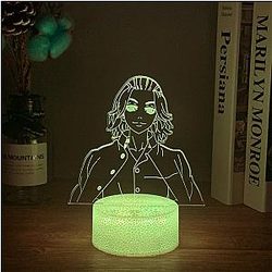Tokyo Revengers 3D Lamp - Mikey Decor Night Light 3D Lamp