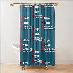 Tom Macdonald Relationship Shower Curtain