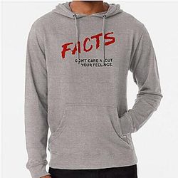 Facts - Tom MacDonald (feat. Ben Shapiro) - Facts Don't Care About Your Feelings Lightweight Hoodie