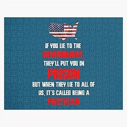 Tom Macdonald Snowflakes lyrics art Premium Jigsaw Puzzle