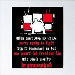 Brainwashed Tom MacdonaldΆLyrics art Poster