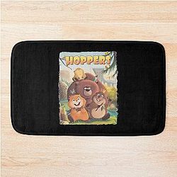 Tom Lizard Hoppers Pixar Movie Vintage Beaver and Bear Bath Mat