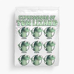 Expressions of Tom Duvet Cover