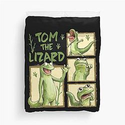 The Lizard Hoppers Duvet Cover