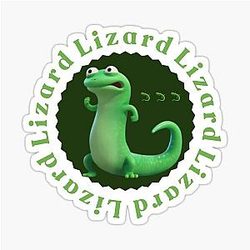 Tom Lizard Sticker