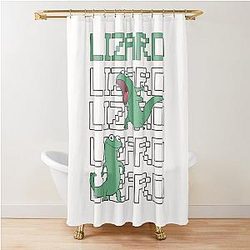 The Tom Lizard Shower Curtain