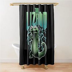 Tom Lizard Cartoon Shower Curtain