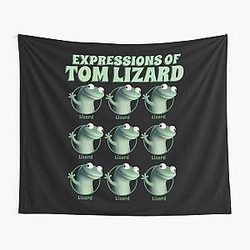 Expressions of Tom Lizard Tapestry
