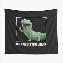 His Hopper's Tom Lizard 3D Tapestry