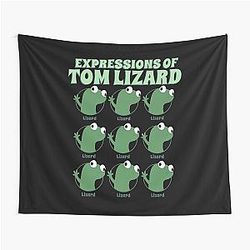 Tom Lizard Hoppers Expressions of Lizard Tapestry