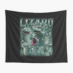 Tom Lizard Portrait,  Pixar Movie Hopper Mabel Tanaka Ellen Bear Tapestry