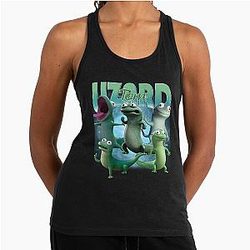 Tom Lizard Hoppers Vintage Racerback Tank Top