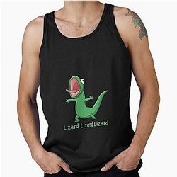 Tom Lizard Funny Meme Hoppers Movie Tank Top