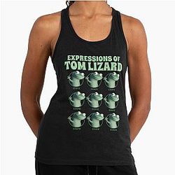 Expressions Tom Lizard Racerback Tank