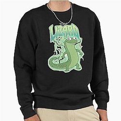 Tom Tom Lizard Portrait Pullover Sweatshirt