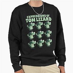 Expressions of Tom Lizard Pullover Sweatshirt